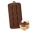 Mini Chocolate Bar Silicone Chocolate Mould--Square Shape - Create Delicious Chocolate Bars With Mini Chocolate Bar Silicone Mould. 
