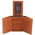 Large capacity 30% discount leather with anti-theft and ID window, high-end feeling men's wallet.