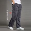Men's Cargo Pants Summer Spring Cotton Work Wear New In Large Size 6XL Casual Climbing Joggers Sweatpants Hombre Autumn Trousers.