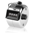 Metal Tasbih Tally Counter Manual Mechanical Clicker Tasbeeh with Finger Ring-Religious Items-Nr mart. 