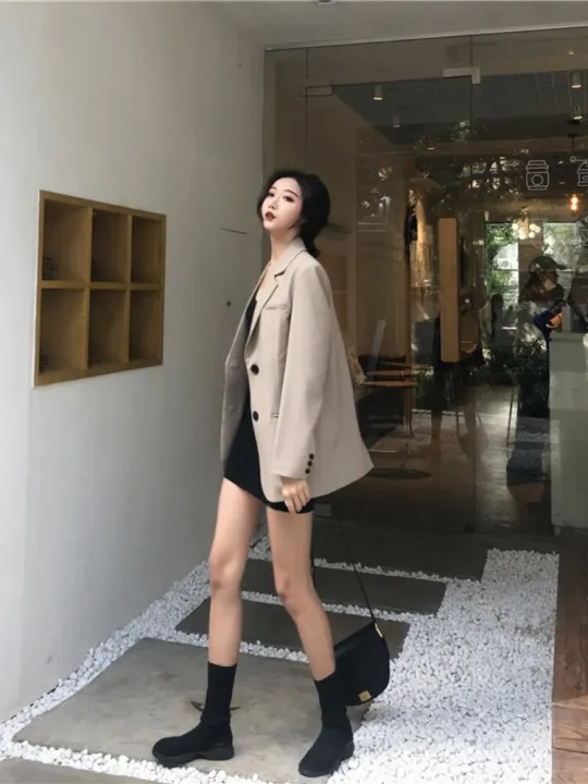 UNXX%20Blazer%20Jackets%20for%20Women%202022%20Black%20Blazers%20Office%20Lady%20Korean%20Coats%20Laides%20Tops%20Veste%20Dameskleding%20Veste%20Tailleur%20Femme%20-%20Image%204