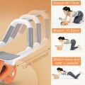 FITNESS WORLD -  Automatic Rebound Ab Roller Wheel Abdominal Exercises with Knee Pad Elbow Support Phone Holder for Home Gym Strength Workouts. 