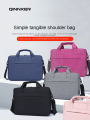 QINNXER Brandat Laptop Sling bag for men's women Business college youth One Shoulder portafolio Executive Briefcase handbag work.