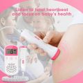 Fetal Doppler Upgraded 2.5MHz Fetal Home Pregnancy Heart Rate Monitor Baby Fetal Heart Rate Detector LCD Display No Radiation. 