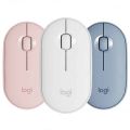 LOGITECH PEBBLE WIRELESS MOUSE M350, Pebble M350 Wireless Bluetooth Mouse Mini&Thin 1000DPI 100g High Precision Optical Tracking Unifying Colorful. 