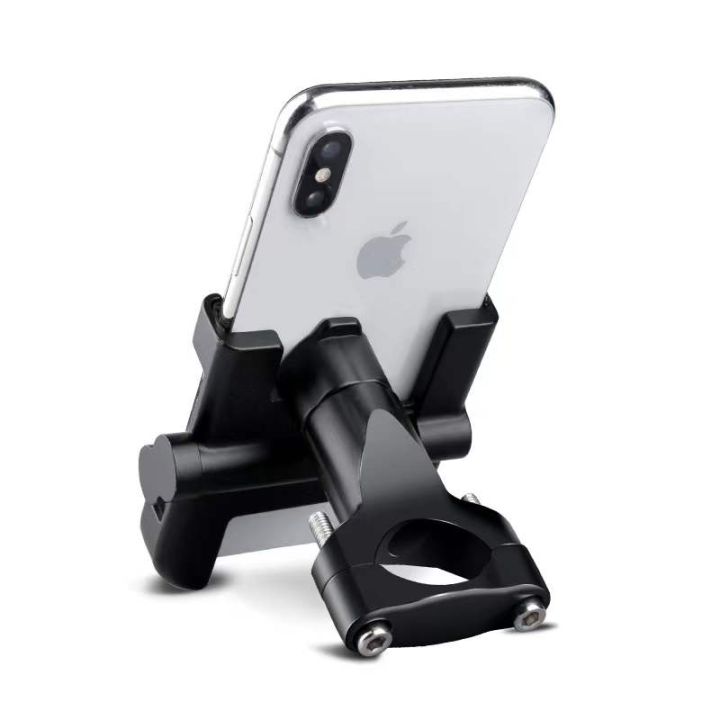 Metal%20Bike%20Mobile%20Holder%20For%20mobile%20phone%20bracket%20motorcycle%20bicycle%20takeaway%20rider%20-Black%20-%20Image%202