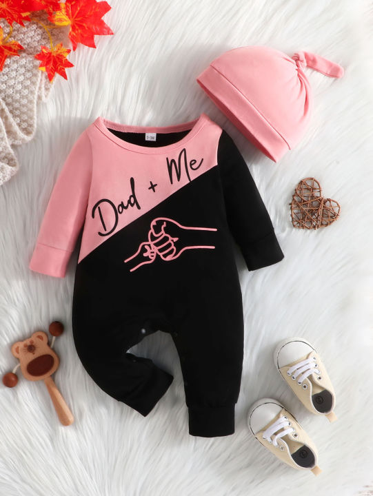Gift%20Hat%20Set%20Baby%20Unisex%20Boy%20Girl%20Newborn%20Onesies%20Romper%200-18%20Months%20Toddler%20Cute%20Letter%20Clothing%20Infant%20Long%20Sleeve%20Jumpsuit%20-%20Image%204