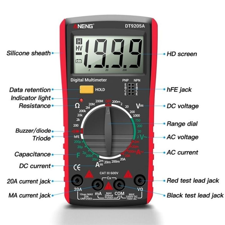 ANENG%20DT9205A%20Rechargable%20Digital%20Multimeter%202000%20Counts%20-%20Image%207