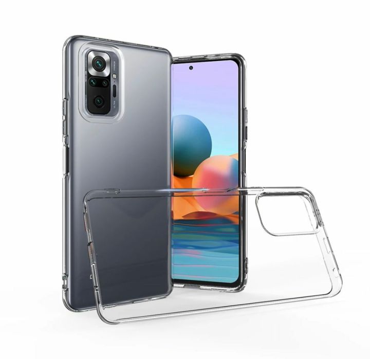 For Xiaomi Redmi Note 10 Pro Max Transparent Soft Flexible Clear