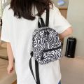 Mini Women Backpacks Trend 2024 Nylon Female Bag Animal Printing Small Feminina Backpack School Bags for Teen Girls Knapsack. 