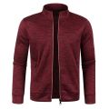 Men's Knitted Sweater Spring Autumn Casual Solid Knitwears Zipper Cardigans Long Sleeve Knit Sweaters Cardigan Sweat-Shirt Coat. 