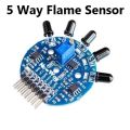 5 Way Flame Sensor For Fire Detection Module 5 Way IR Flame Sensor Module Detector Smart Sense 5 LED Flame Sensor 14 Pin Fire Fighting Light Detection. 