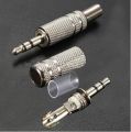 3 Pole Headphone Replacement 3.5mm Jack Male Plug Soldering Connector 2Ps. 