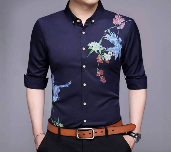 Blue%20Cotton%20Long%20Sleeve%20Shirt%20for%20Men%20-%20Image%205