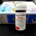 Accu Test Elite Blood Glucose Check Strip 25 pcs (No Box Only Vail).