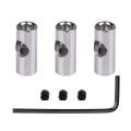 3Pcs Motor Axle Change over Shaft Adapter Sleeve for RC Model Car. 