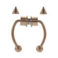 1pcs U Shaped Nose Ring Hip Hoop Septum Rock Stainless Steel Magnet Nose Piercing Punk Piercing Body Jewelry.