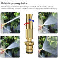 Spray Nozzle Water Gun High Pressure Direct Spray Sprinkler Quick Connector Hose Adjustable Pressure Washer Garden Sprinkler. 