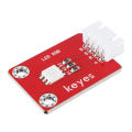 Keyes Brick Warn Light LED RGB Module (pad hole) Anti-reverse Plug White Terminal Digital Signal. 