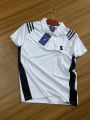 SMUG Premium Elite Edition Contrast Polo - soft touch and comfortable for day-long usage-White. 