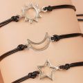 3pcs Promise Bracelets Distance Matching Bracelets Set Friendship Family Mother 40GB.