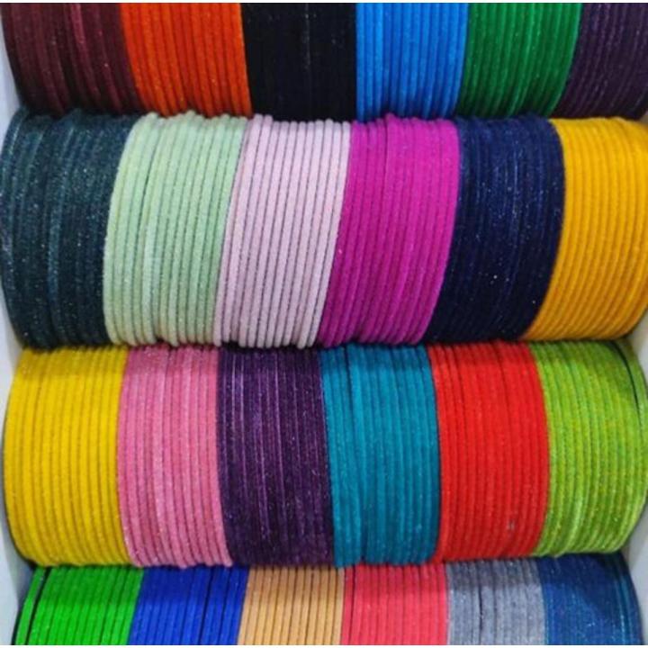 Exclusive Metal velvet churi for women 12 Dozon 1 box