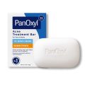 PanOxyl Acne Treatment Bar with 10% Benzoyl Peroxide, Maximum Strength Acne Bar Soap for Face, Chest and Back, Benzoyl Peroxide Bar Soap Body Wash, Vegan, For Acne Prone Skin, 4 oz.