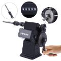 Dual Purpose Manual/Electric Coil Winder Machine with Counter - Hand Coil Winding Machine - Offers Range of 0-9999 Rounds - Color: Black.