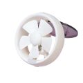 Exhaust Fan 6 Inch Round National Deluxe Round Glass Window Bathroom Exhaust Fan 6" inch -White. 
