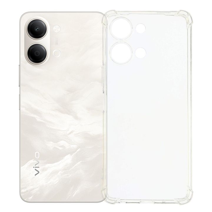 Vivo Y05 4G Premium Silicone Case Crystal Clear Soft TPU Ultra-Thin Transparent Flexible Protective Mobile Phone Back Cover