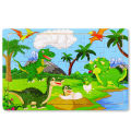 4 Style Jurassic Dinosaur Puzzle Wooden Preschool Kid Baby Jigsaw Puzzles Cartoon Learning Educational Christma Toy for Children. 