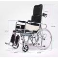 Wheelchairs for Disabled person Sleeping Position Commode Wheelchair.