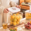 Vacuum Sealed Canister Household Fresh-keeping Box Refrigerator Food Organizers Containers Drainable Kitchen Storage Fruit Tank. 