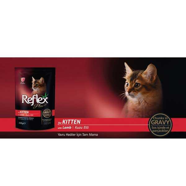 Reflex%20Plus%20Kitten%20Pouch%20Cat%20Food%20with%20Lamb%20100g%20-%20Image%202