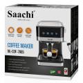 Saachi NL-COF-7065-BK 20 BAR High Pressure Pump Espresso Coffee Maker. 