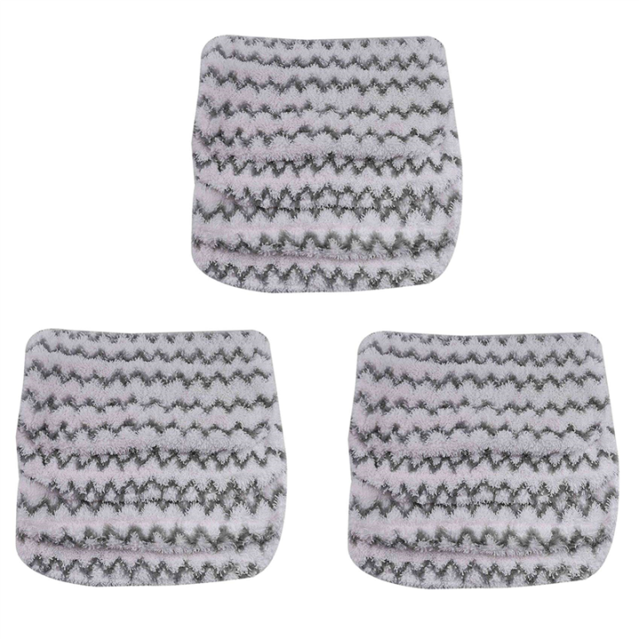 Rectangle Dirt Grip Pads-8 x for Shark steam mop pads-gray white