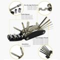 Cycling Bicycle Multi Tool Kit Hex Key Wrench & Screwdriver 16 in 1. 