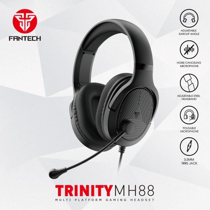 FANTECH MH88 TRINITY Multi-platform Gaming Headset Noise Canceling For PC Laptop Xbox Playstation Switch Mobile.