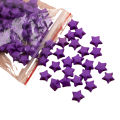 Xusaxer Folded Stars 100pcs Colorful Glow-in-the-dark Origami Lucky Stars Diy Crafts Supplies for Wishing Bottles Buyers' Favorite Origami Stars.