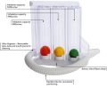Respirometer Three Ball Breathing Exerciser.