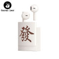 F888 Wireless Earbuds Creative Mahjong Earphones With Slide Charging Case Headphones For Cell Phone Computer Laptop.