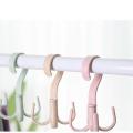 Space-saving bag Clothes rack holder Clothes rack Hanger 360 degree Swivel shoes 2pcs.