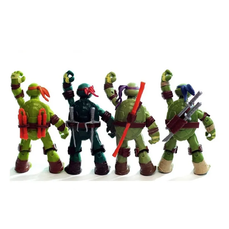 NECA Teenage Mutant Ninja Turtles 4-Piece Action Figure Set