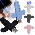 Cable Protector Charging Cables Anti-Break Cord Saver Silicone Styling USB Sleeve Anti-fold Durable Protective Cables Cove.
