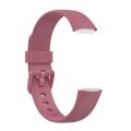 Watch Strap For Fitbit Luxe Silicone Color Buckle Watch Band, Size:L(White). 