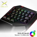 Delux T9 Plus Single-handed Mechanical Gaming Keyboards 28 fully Programmabl Keys Wired Ergonomic Single Hand Keypad For Gamer.