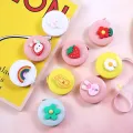 180cm Portable Retractable Ruler Tape Cute Animals Fruit Vegetable Pattern Children Height Centimeter Inch Roll Body Measuring-(Multicolor). 