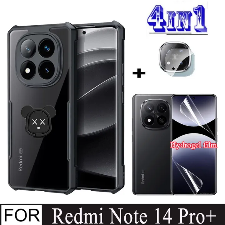 Redmi%20Note%2014%20Pro%20Plus%20Shockproof%20Phone%20Case%20for%20Redmi%20Note%2014%20Pro+%204%20in%201%20Mobile%20phone%20holder%20+%20HD%20Hydrogel%20Film%20Screen%20Protector%20-%20Image%202