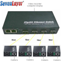 Computer Connector Gigabit Ethernet MediaConverter 4 SFP 2 RJ45 and 1 SFP 1 RJ45 10/100/1000M.