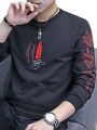New Styile Full Sleeve  black  t-shirt for Men. 